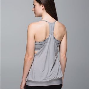 Grey lululemon no limits tank